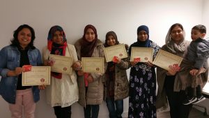 e3 Learners from Limehouse Project get their certificates